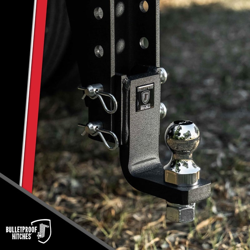 BulletProof Hitches - 1-7/8" Threaded Trailer Hitch Ball - Tow Ball Rated to 8,000 lbs with 1" Shank Diameter, 2" Shank Length - Corrosion-Resistant - Image 3